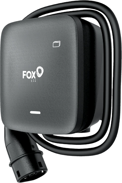 Borne de recharge Fox ESS A Lite avec son câble Type 2