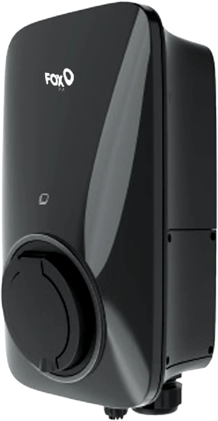 Borne de recharge Fox ESS AEB V2G Ready, prise Type 2 avec volet